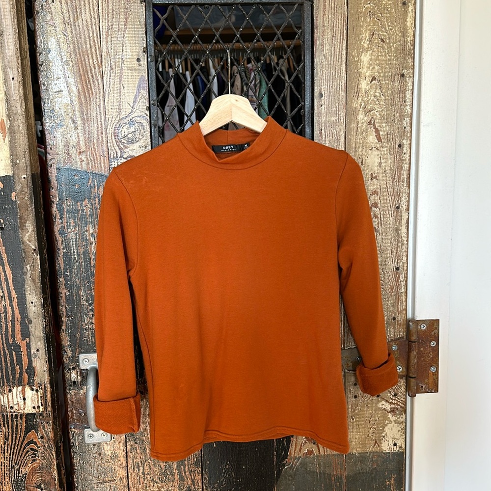 Cotton Mock Next Long Sleeve Top